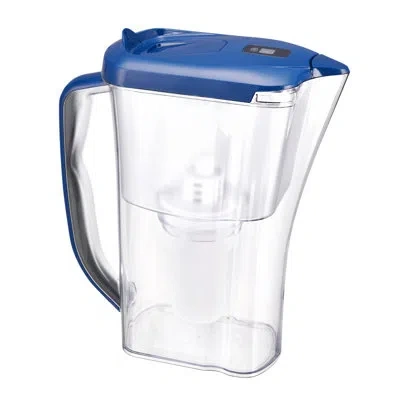Vevor Water Filter Pitcher 9 Cup 5-stage Water Filter Dispenser 40 Gallons No Bpa In Blue