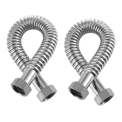 Vevor Water Heater Kit, 18 Inch Length Water Heater Flex Connector, Waters Heaters Installation Kit With 1 In Stainless Steel