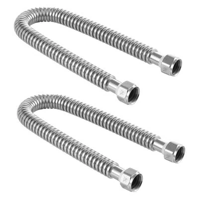 Vevor Water Heater Kit, 24 Inch Length Water Heater Flex Connector, Waters Heaters Installation Kit With 3 In Stainless Steel
