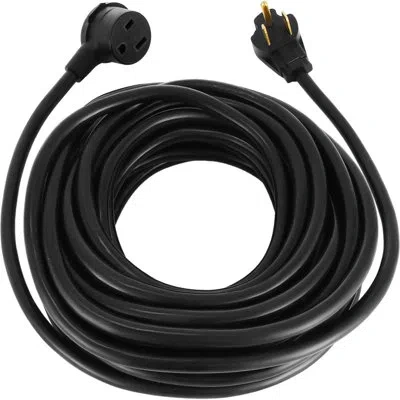 Vevor Welder Extension Cord 30amp 25ft 250v, Welding Power Cord With Nema In Black