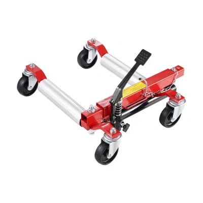 Vevor Wheel Dolly Heavy Duty Vehicle Positioning Tire Jack Car Lifter 1500 Lbs In Red
