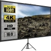 Vevor White Portable Tripod Projector Screen In White；black