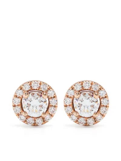 Veynou 14kt Rose Gold Diamond Stud Earrings