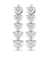 Veynou 14kt White Gold Cara Diamond Earrings In Silver