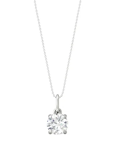 Veynou 14kt White Gold Ella Diamond Necklace In Silver
