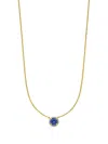 Veynou 14kt Yellow Gold Ava Sapphire Necklace In Gold