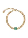 Veynou 14kt Yellow Gold Eden Oasis Emerald Bracelet In Gold