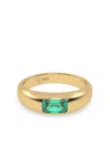 Veynou 14kt Yellow Gold Eden Oasis Emerald Ring In Gold