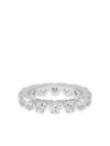 Veynou 14k White Gold Cara Memory Diamond Ring In Silver