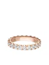 Veynou 18kt Rose Gold 1.68ct. Diamond Memory Ring In Pink