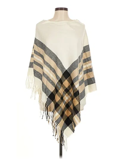 Pre-owned V.fraas Poncho In White