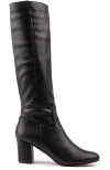 V.gan London Vegan Avocado Knee-high Boot In Black