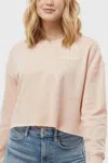 Vgl Dinkerbell Crop Sweatshirt In Pink In Pink