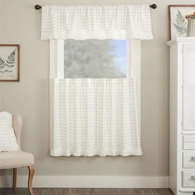 Vhc Brands Abigail Ruffled Tier Set Of 2