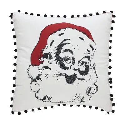 Vhc Brands Annie Buffalo Check 70% Cotton / 30% Cotton Polyester Blend Shell, Polyester Lining, Polyester Pillo In Black;white;red