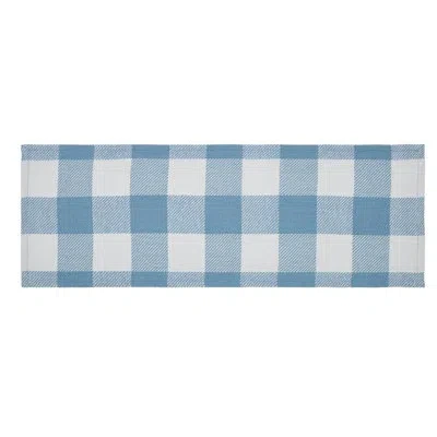 Vhc Brands Annie Buffalo Check Dining Linens In Blue,white