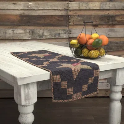 Vhc Brands Arlington Plaid 100% Cotton Table Runner In Multi