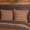 Vhc Brands Bannack Reversible Euro Sham In Red