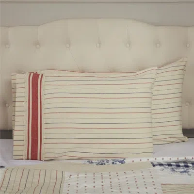 Vhc Brands Betsy King Pillow Case Set Of 2 In Red