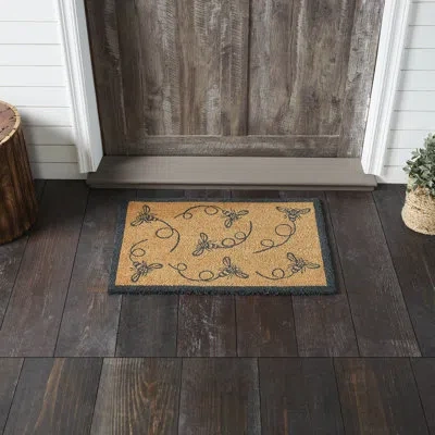 Vhc Brands Buzzy Bees Coir Rug Rect