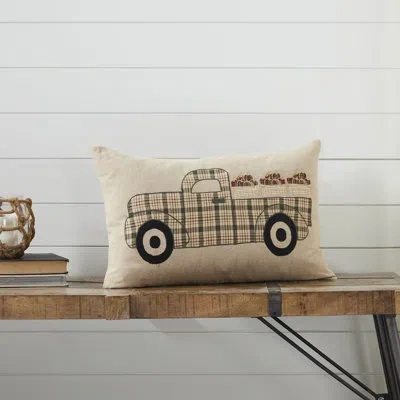 Vhc Brands Cider Mill Cotton Lumbar Pillow In Multi