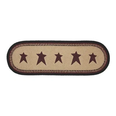 Vhc Brands Connell Dining Linens In Black;red;tan