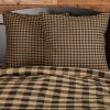 Vhc Brands Country Check Euro Sham In Black