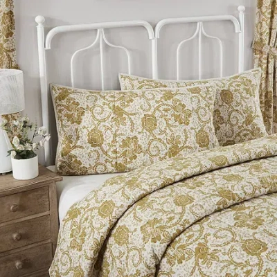Vhc Brands Dorset Pillow Sham In Yellow