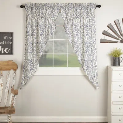 Vhc Brands Doylestown Floral Prairie Curtain Set Of 2