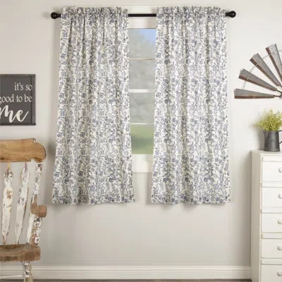 Vhc Brands Doylestown Floral Short Panel Set Of 2