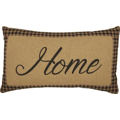 Vhc Brands Farmhouse Star Star Home Pillow 7x13 In Black;cream;tan
