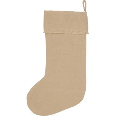 Vhc Brands Festive Finds Stocking In Natural Tan;natural Tan