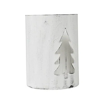 Vhc Brands Festive Finds Votive Candle Holder Christmas Tree In Cream