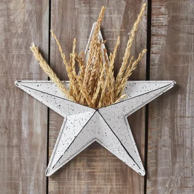Vhc Brands Festive Finds Wall Decor Metal In White