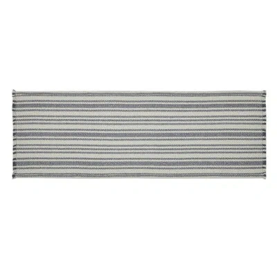 Vhc Brands Finders Keepers Chevron Runner 12x36 In White;gray