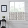 Vhc Brands Frayed Lattice 2-pc. Rod Pocket Window Tier In White