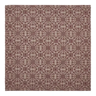 Vhc Brands Geometric Table Topper In Tan,red