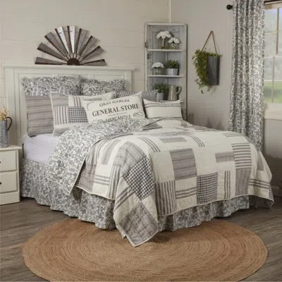 Vhc Brands Gray Gables Queen Quilt