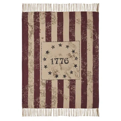 Vhc Brands Handmade Throw Blanket In Brown
