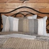 Vhc Brands Haven Reversible Pillow Sham In Gray