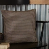 Vhc Brands Kettle Grove Square Throw Pillow In Black
