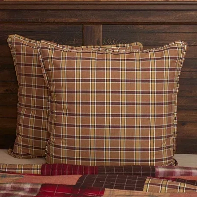 Vhc Brands Laramie Reversible Euro Sham In Brown
