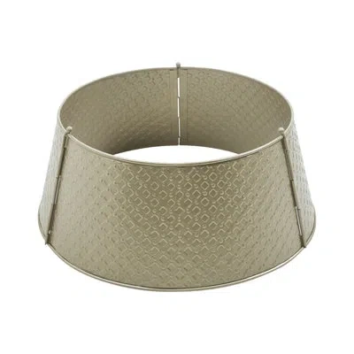 Vhc Brands Lattice Metal Tree Collar 8x20x20 In Gold