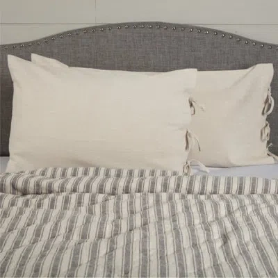 Vhc Brands Market Place Natural Standard Sham Set Of 2 27lx21w+2 In Cream