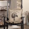 Vhc Brands Miller Farm Windmill 18x18 Throw Pillow In Brown
