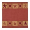 Vhc Brands Ninepatch Star Shower Curtain In Red
