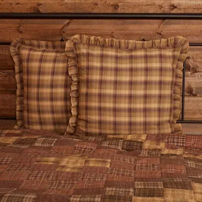 Vhc Brands Plainfield Reversible Euro Sham In Brown