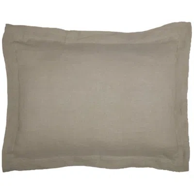 Vhc Brands Provincial Linen Natural Standard Sham 27lx21w In Tan