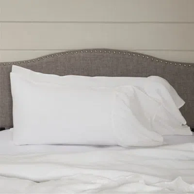 Vhc Brands Provincial Linen White King Pillow Case Set Of 2