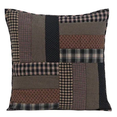Vhc Brands Quilted 100% Cotton Plaid Sham